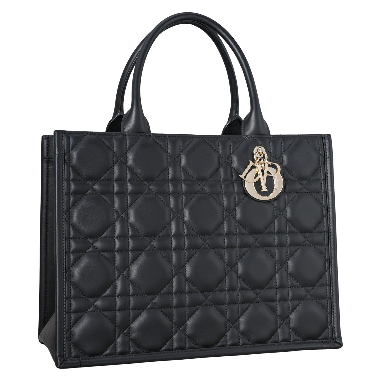 CHRISTIAN DIOR(USED)디올 레더 북토트 36